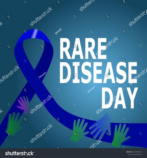 Rare Disease Day Poster Banner Background Stock Illustration 1307890321