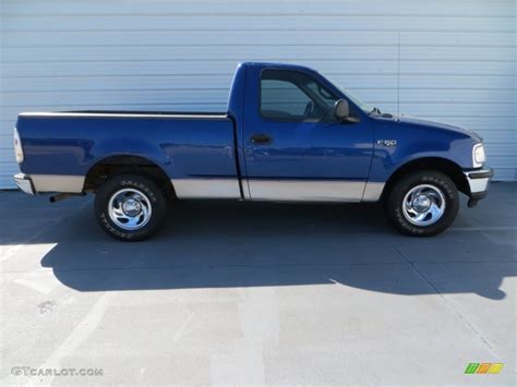 Moonlight Blue Metallic 1997 Ford F150 XL Regular Cab Exterior Photo #80994682 | GTCarLot.com