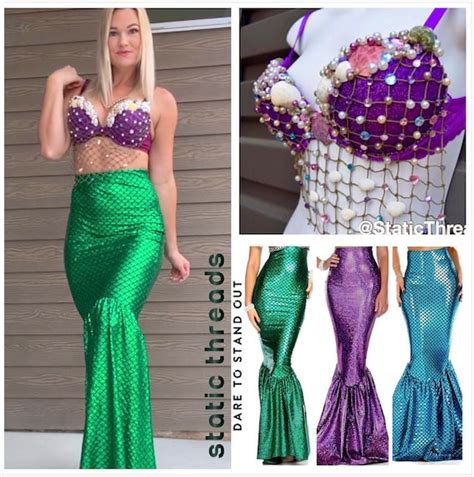 Mermaid Costume Mermaid Bra Sexy Mermaid Costume Mermaid - Etsy