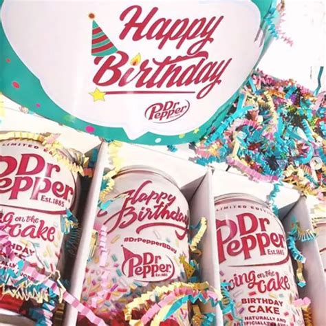 Dr Pepper Sends Out Birthday Cake Flavor Cans To Its Ambassadors To ...