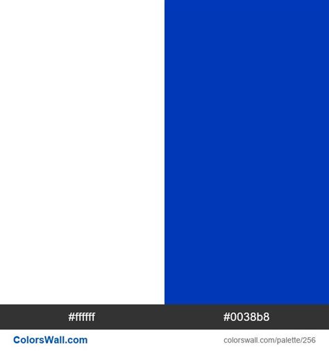 Israel Flag 256Colors HEX #ffffff , #0038b8 | Israel flag, Flag, Hex