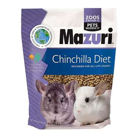 Mazuri Chinchilla - 1 Kg — TusMascotas.cl Alimento para Chinchillas