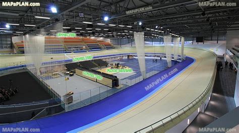 Derby Velodrome Arena - View on the cycle track, Lower & Upper Tier ...