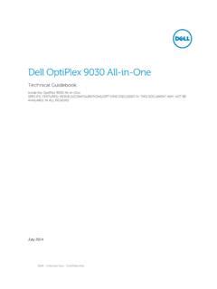 Dell OptiPlex 9030 All-in-One / dell-optiplex-9030-all-in-one.pdf / PDF4PRO