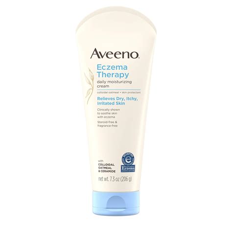 Aveeno Eczema Therapy Daily Moisturizing Cream for Sensitive Skin ...