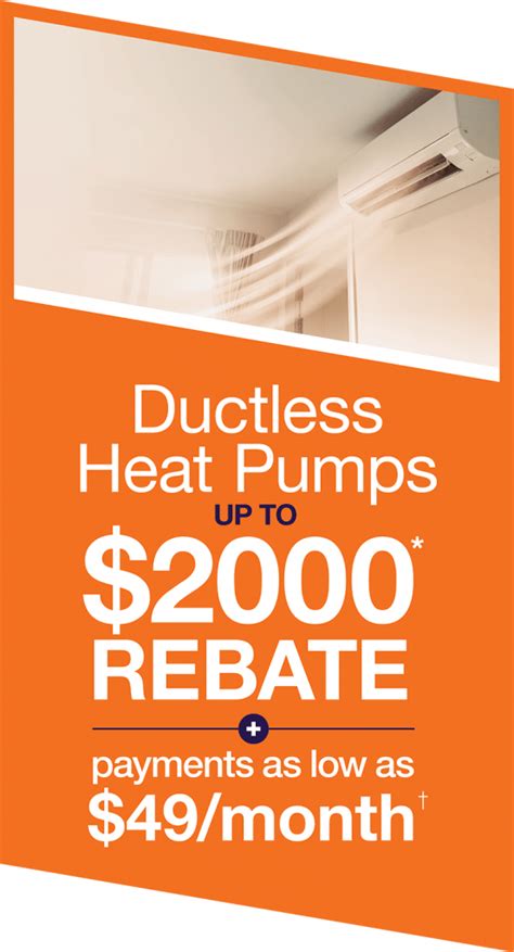 Ductless Heat Pump Rebates Coastal Energy - PumpRebate.com