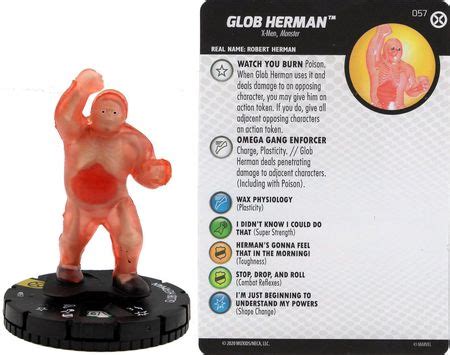 Toys from 5-7 Years Details about GLOB HERMAN 057 X-Men House of x Marvel Heroclix Super Rare ...