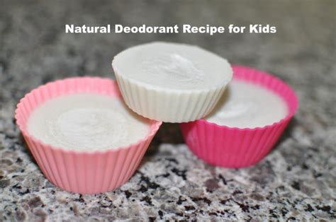 Homemade Natural Deodorant For Kids That Works