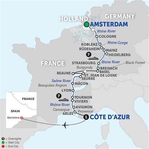 Amsterdam reno canale sulla mappa - Mappa di Amsterdam reno canale (paesi Bassi)