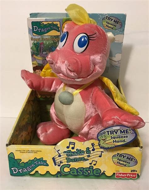 Fisher-Price "Dragon Tales" Shake and Dance Cassie musical plush ...