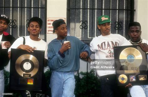 R & B quintet Hi-Five appear with their Gold Record Awards in a... News Photo - Getty Images