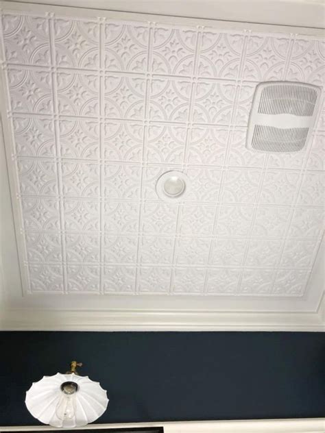 7 Easy Steps for Installing Faux Tin Ceiling Tiles | Faux tin ceiling tiles, Faux tin ceiling ...