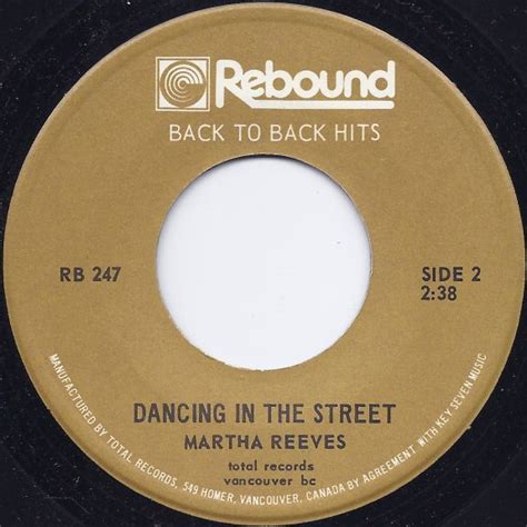 CKSO AM, FM & TV | Record Labels (45 RPM) | Dancing In The Street ...