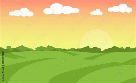 Farm landscape. Farm landscape illustration. Farm field background ...