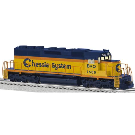 Lionel 6-82275 O Chessie System B&O EMD SD40 3-Rail #7593 - Walmart.com - Walmart.com