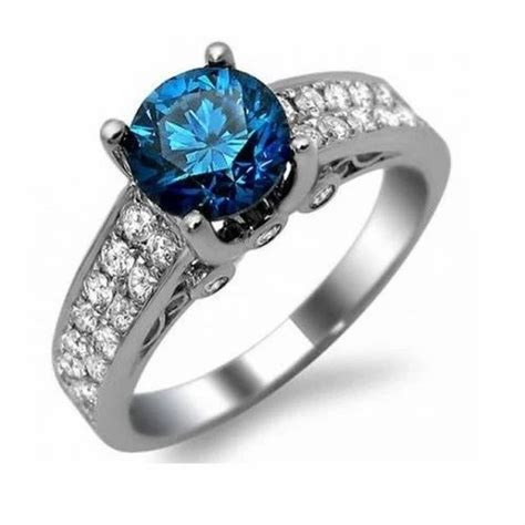 Blue Diamond Ring at Rs 34900 /piece | Second Hand Diamond Rings, Used Diamond Rings, हीरे की ...