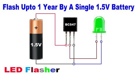 Simple Led Flasher Circuit