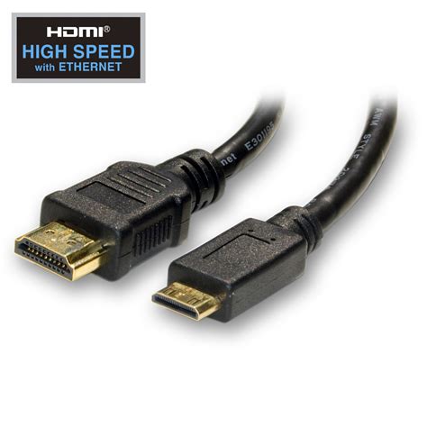 15ft Mini HDMI Cable | High Speed with Ethernet | Mini HDMI to HDMI