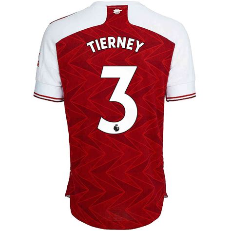 2020/21 adidas Kieran Tierney Arsenal Home Authentic Jersey - SoccerPro