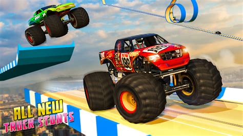 Monster Truck Mega Ramp Stunts Extreme Stunt Games 안드로이드 앱 - 무료 다운로드