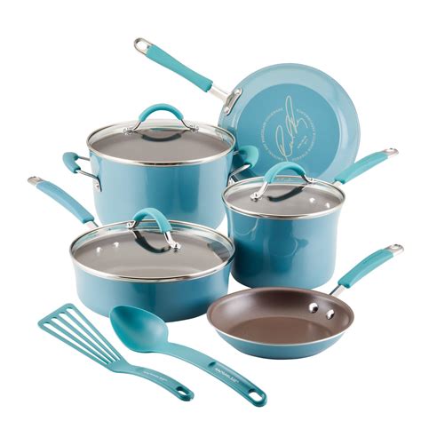 10-Piece Cucina Nonstick Cookware Set – Rachael Ray