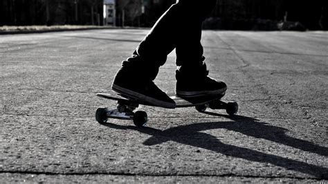 black, And, White, Skateboarding, Monochrome, Skates Wallpapers HD ...