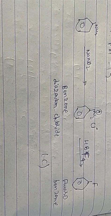 38. In the chemical reactions, NH2 with and hel HBF4 NaNO2 B HCI, 278 K YA the compounds 'A' and ...