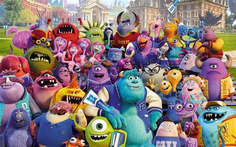 Download Monsters University Characters Wallpaper | Wallpapers.com