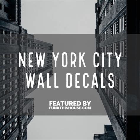 Funk'N Beauty with New York City Wall Decals - 5 Featured Decals