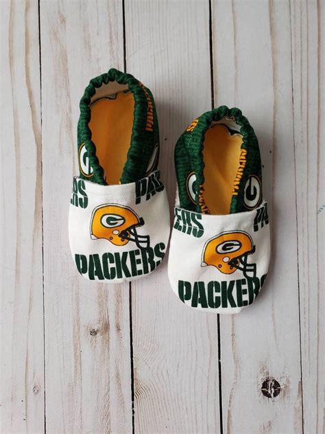 Green Bay Packers Cloth Baby Booties | Etsy