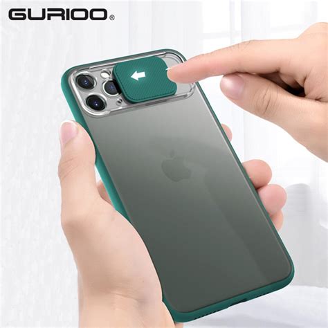 Thin Soft Slide Camera Lens Protection Case For iPhone 12 Mini 11 Pro ...