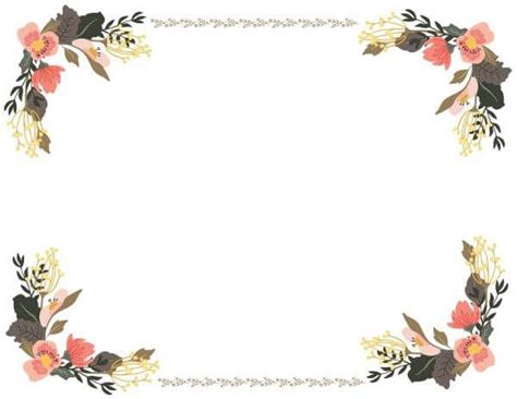 Download Flowers Borders Png Clipart HQ PNG Image | FreePNGImg - Clip Art Library