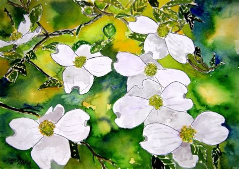 Dogwood Watercolor at PaintingValley.com | Explore collection of ...