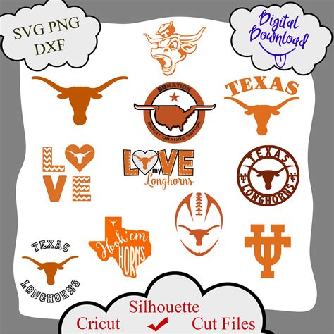 Texas LongHorns logo logo bundle, Texas LongHorns Logo, Texa - Inspire ...