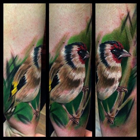 Goldfinch Bird Tattoo