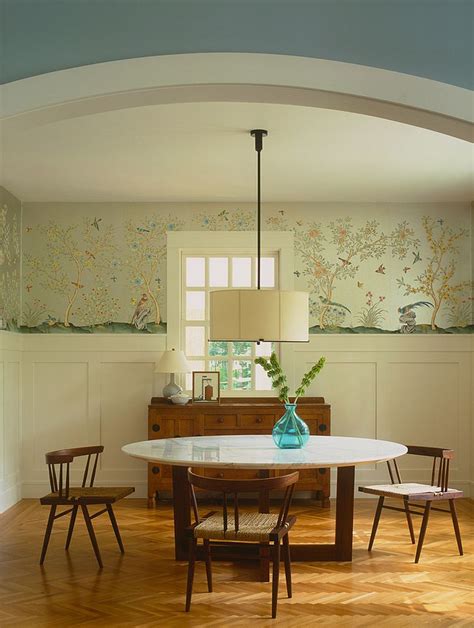 27 Splendid Wallpaper Decorating Ideas for the Dining Room