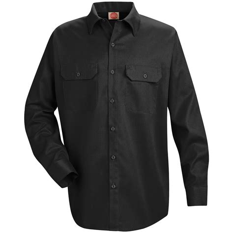 Men's Red Kap® Long Sleeve Utility Uniform Shirt - 210259, Shirts & Polos at Sportsman's Guide