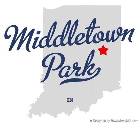 Map of Middletown Park, IN, Indiana