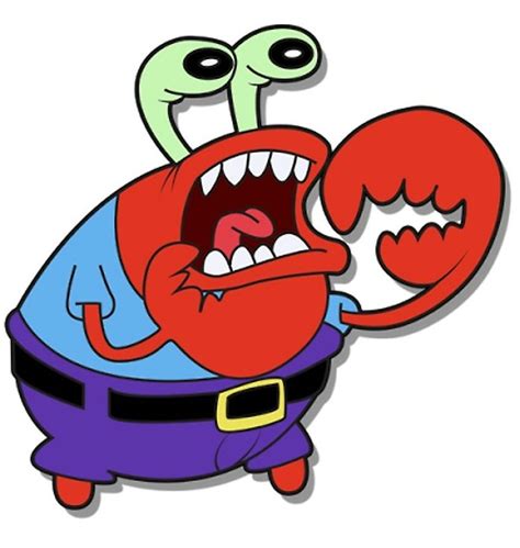 Angry-Mr-Krabs-Spongebob-Sticker - Pro Sport Stickers