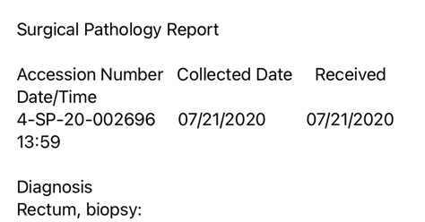 Colonoscopy results?