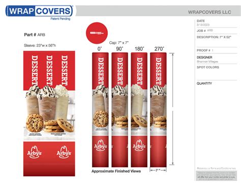 Arby's Desserts ARB005 – wrapcovers