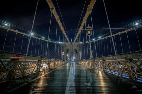 Free Stock Photo of Brooklyn Bridge At Night | Download Free Images and ...