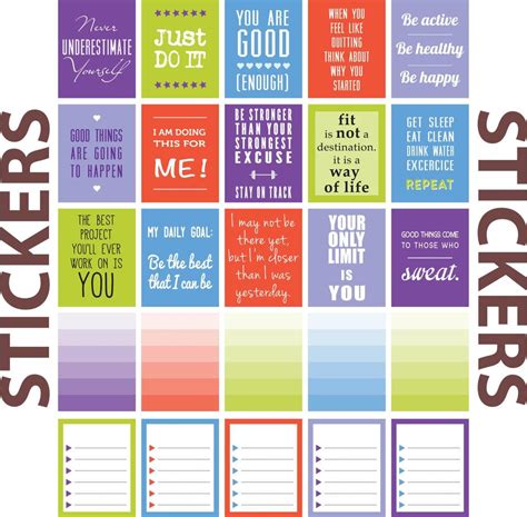 sticker planner todo daily reminder 5877986 Vector Art at Vecteezy