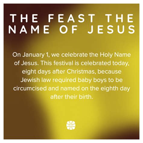 Feast of the Name of Jesus - Lutheran Campus Ministry in Madison