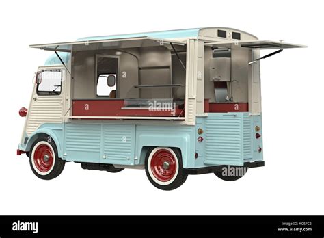 Food truck retro style Stock Photo - Alamy