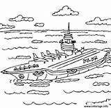 Coloriage Porte Avion 9 Dessin à Imprimer sketch template