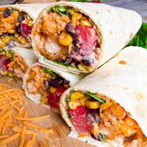 Best Southwest Chicken Wrap Recipe | Modernmealmakeover.com