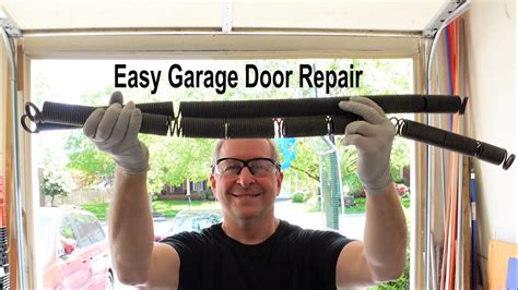 How to Fix a Garage Door, Using this DIY Rig Makes it Easy - YouTube