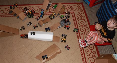 monster truck ramps from cardboard | Monster trucks birthday party, Monster trucks, Monster ...