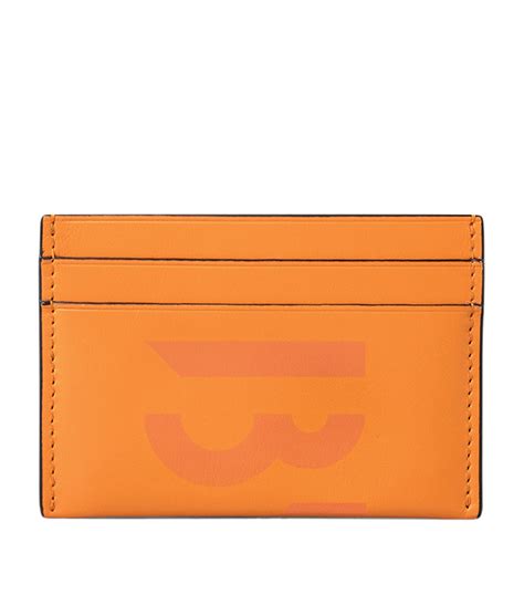 Byredo orange Leather Logo Card Holder | Harrods UK